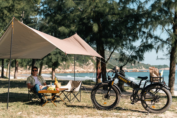 Tesgo Leopard 26" Full Suspension Folding E-Bike