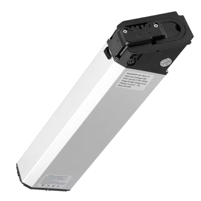 Tesgo Leopard 26" Full Suspension Folding E-Bike battery