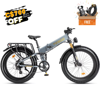Folding bike black top