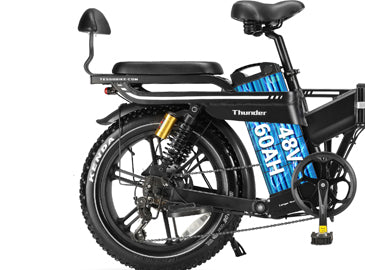 Tesgo Thunder Ultra Long Range Foldable Fat Tire Electric Bike