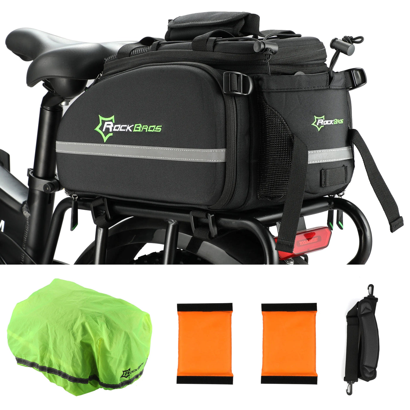 Travel E-bike Trunk Bag Rear Rack Bag