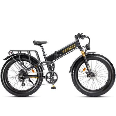 Tesgo Leopard 26" Full Suspension Folding E-Bike